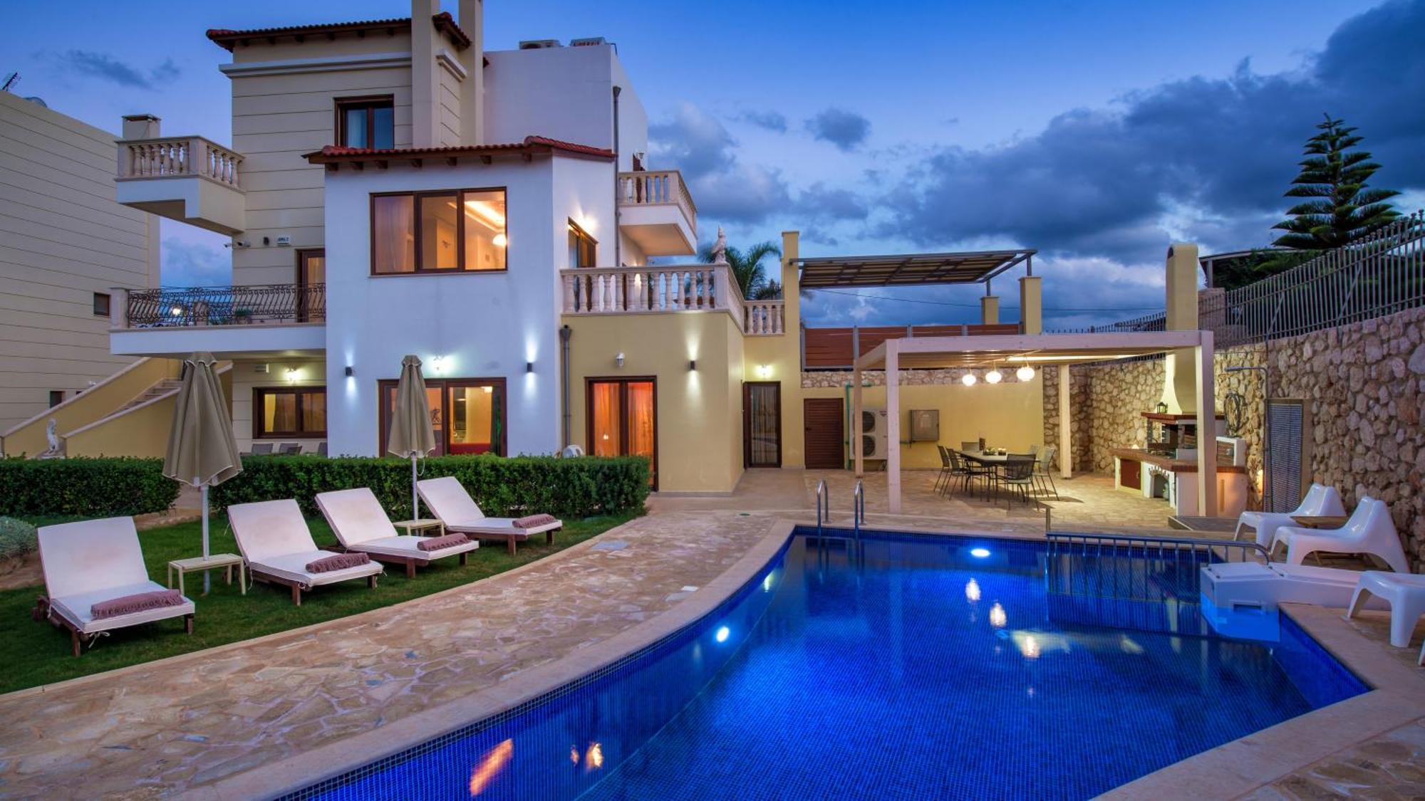 Azzuro Villa With Private Pool By Estia Hersonissos  Exterior photo